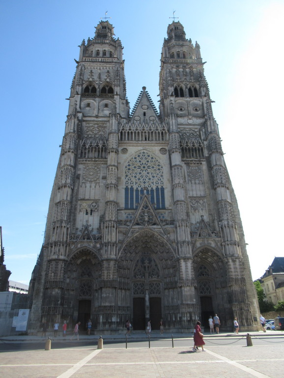 De kathedraal in Tours